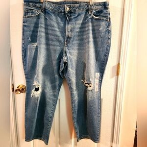 NWT, Old Navy, sz 26, O.G. High-rise Distressed Jeans